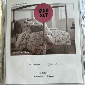 Sherry Kline Home Bianca Gray Comforter Set